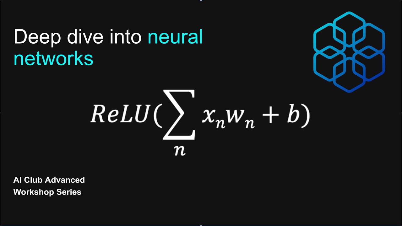 Intro To Neural Networks and The Math Behind It | Advance Workshop 1 | MSU AI Club | FS24
