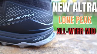New Altra Lone Peak All-WTHR Mid Vs Lone peak 4.0 Mid|Trail Runners for Hiking