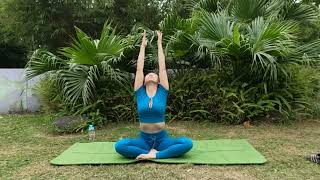 Download lagu Exercising with Lucia: Embrace the Benefits of Reaching Up Yoga, a Popular Practice Among Many mp3