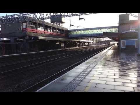 Two Virgin Voyagers and a Freightliner 66 at Stafford