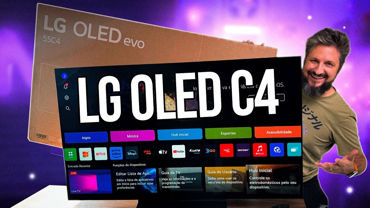 Cada vez melhor! LG OLED EVO C4 // Unboxing e impressões