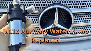 Replace The Auxiliary Water Pump For M113 Engine Inside An ML Class W163 Mercedes. How To