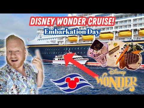 Thumbnail for Disney Wonder Cruise Day 1 Embarkation | ALL the Food I Ate! Disney Cruise Line FUN 4 Day Vacation