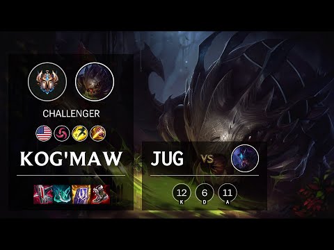 Kog'Maw Jungle vs Rek'Sai - NA Challenger Patch 11.11