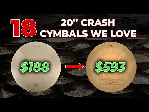 20 Inch Crash Cymbals We Love | Which Is Best For You?