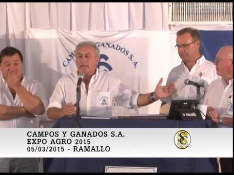 Cierre del Remate - Campos y Ganados S.A. - Expo-Agro 2015 - 05-03-2015