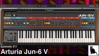 Video thumbnail for Arturia Jun-6 V Demo and Tutorial by CatSynth TV