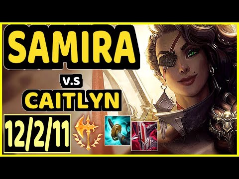 DISAVE (SAMIRA) vs CAITLYN - 12/2/11 KDA BOTTOM ADC CHALLENGER GAMEPLAY - BR