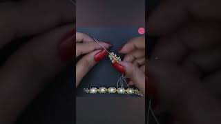 Rakhi Bracelet For Bhabhi !! Handmade Rakhi Idea ! Rakshabandhan Rakhi#shorts#rakhimaking#bracelet