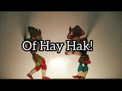 Ντουέτο του Χατζηαβάτη (Hacivat) και του Καραγκιόζη (Karagöz) από το οθωμανικό θέατρο σκιών 