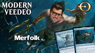 Merfolk with 0 Islands and 4 Namor almost snags the trophy! | Modern | MTGO