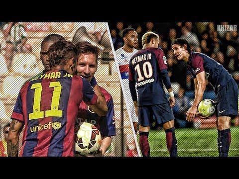 Neymar With Cavani Vs Neymar With Messi ● The Difference | HD