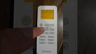 Quick simple Mini Split Air Conditioning Remote operation.  Aurus and other brands.