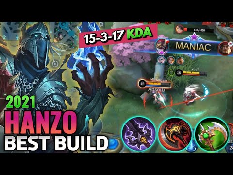 Hanzo Best Build 2021 | Top 1 Global Hanzo Build | Hanzo Tutorial And Gameplay - MLBB