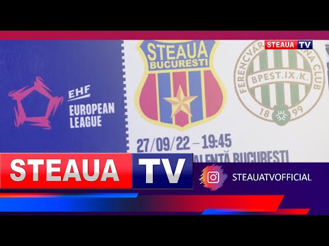 Handbaliștii Stelei așteaptă o sală plină la meciul cu Ferencvaros