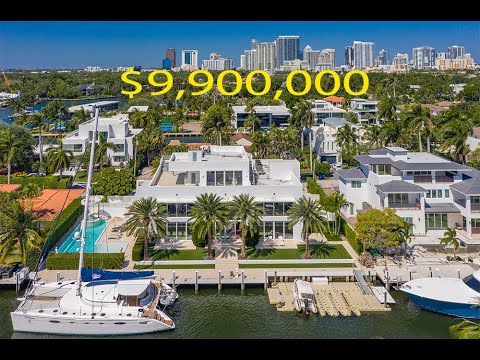 Inside $9,900,000 Ft Lauderdale Waterfront Property