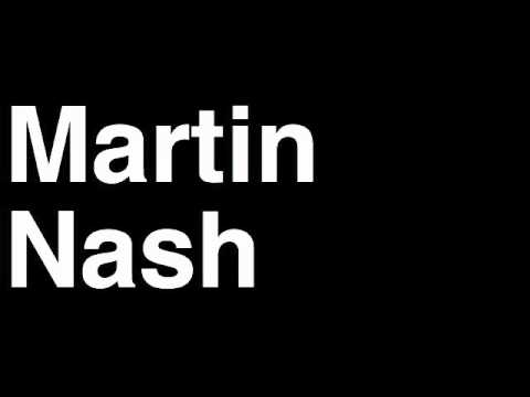 How to Pronounce Martin Nash Stamford Branch Dunder Mifflin The Office TV Show US NBC Bloopers
