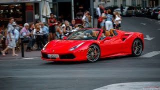 8x Ferrari 488 Spider driving in Monaco &amp; Cannes !