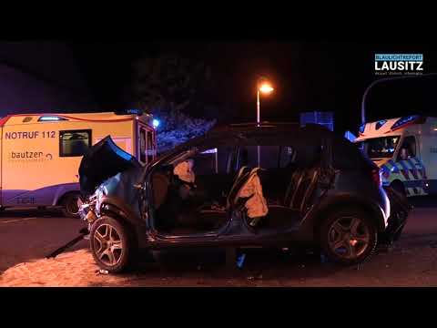 Wittichenau: Verkehrsunfall nach Frontalzusammenstoß