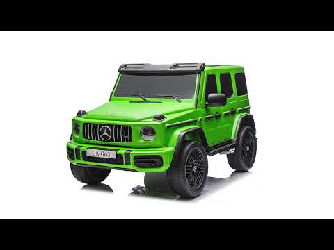 Mercedes-Benz G63 Children's Electric Car with Remote Control 2.4 Ghz Matte Green