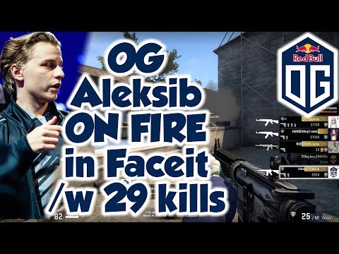 OG Aleksib ON FIRE in Faceit with 29 kills in Inferno | CSGO | POV