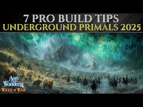 7 Pro TIPS For UNDERGROUND PRIMALS 2025 Build Guide - Age Of Wonders 4