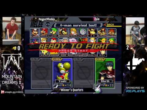 Mountain of Dreams 2  - Peanutphobia (Yoshi) vs. Zain (Marth) - WR3