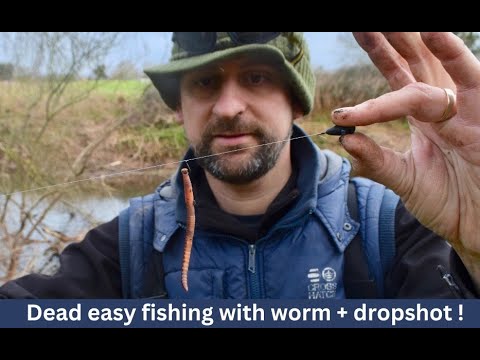 Drop shot fishing with a worm: Easy way to catch fish!