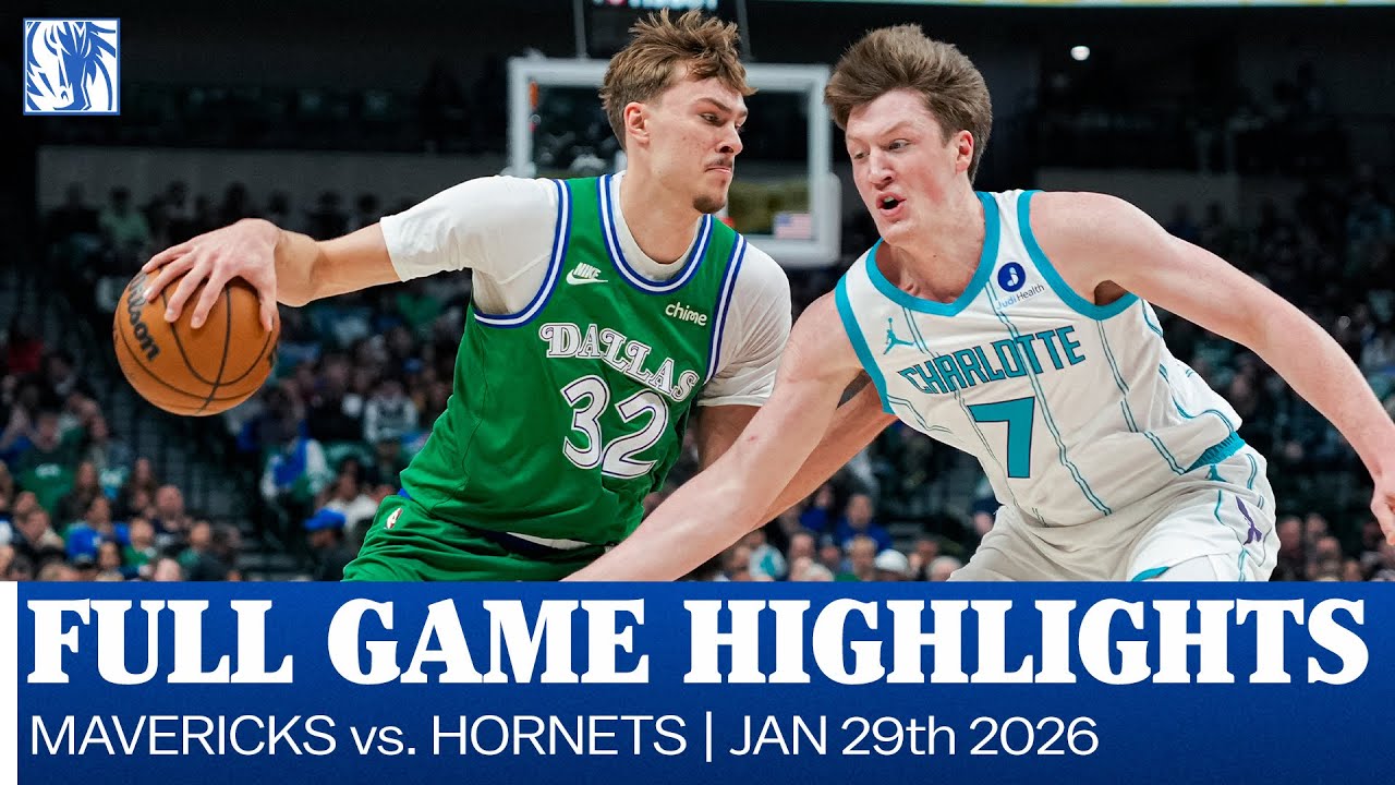 Mavericks Highlights vs. Charlotte Hornets | January 29, 2026
