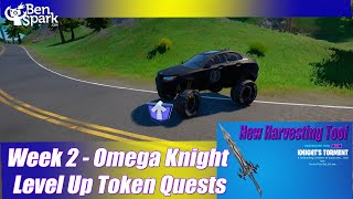 Island Road Trip! Omega Knight Level Up Token Locations Guide - Week 2 - Fortnite Chapter 3 Season 2