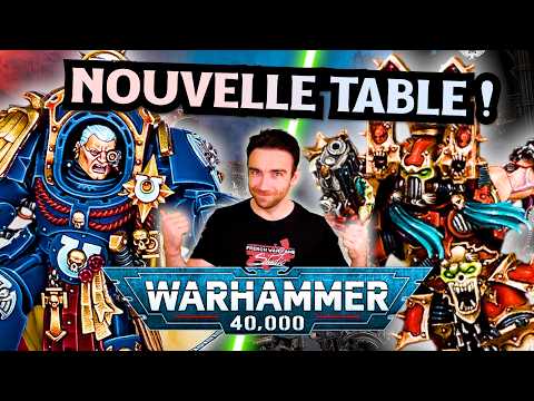 Warhammer 40.000 - Ultramarines vs World Eaters sur la NOUVELLE TABLE !