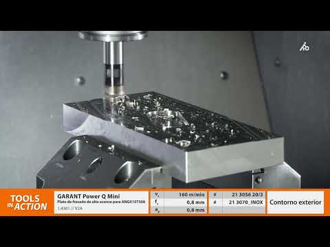 Fresa GARANT Power Q mini en acción