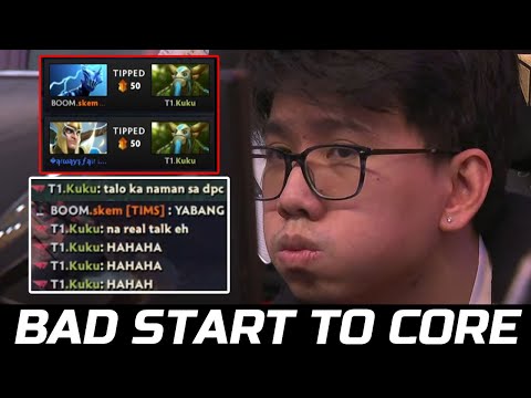 KUKU TIPS AND FUNNY ALL CHAT - BAD START TO CORE NATURES PROPHET DOTA 2