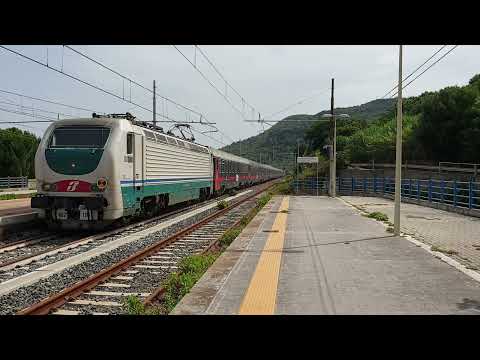 ICN 1983 Milano C.le - Catania C.le (treno composto pure da carrozze per Palermo C.le come ICN 1967)