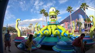 Kang &amp; Kodos&#39; Twirl &#39;n&#39; Hurl Full POV Ride Experience 2023 | Universal Studios Florida