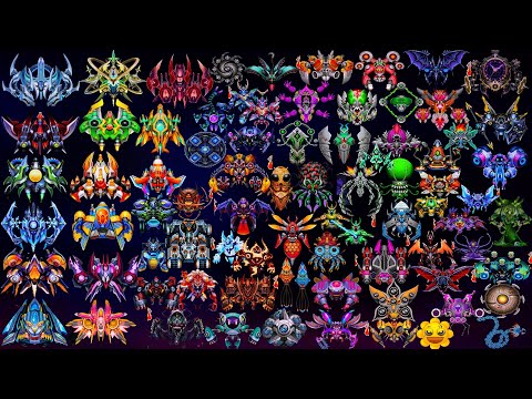 Space Shooter All Bosses fighting || Space Shooter All Ships fighting
