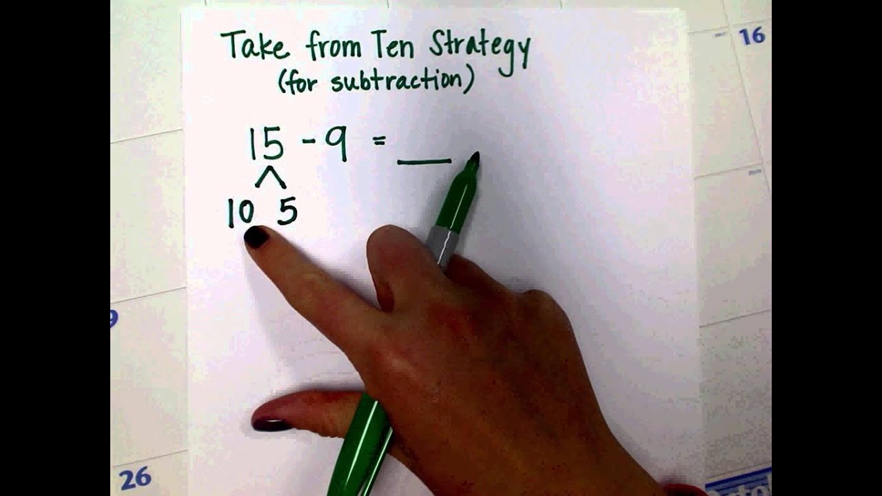 Take from Ten Strategy for Subtraction