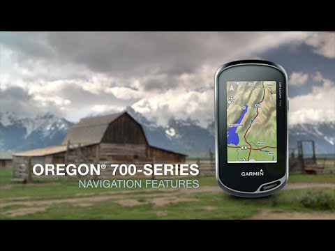 Oregon 700-series: Using Navigation Features