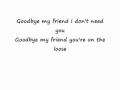 Izia, Let me alone - Paroles 