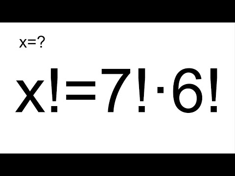 ¿SABES RESOLVER ESTA ECUACIÓN FACTORIAL? Álgebra Básica