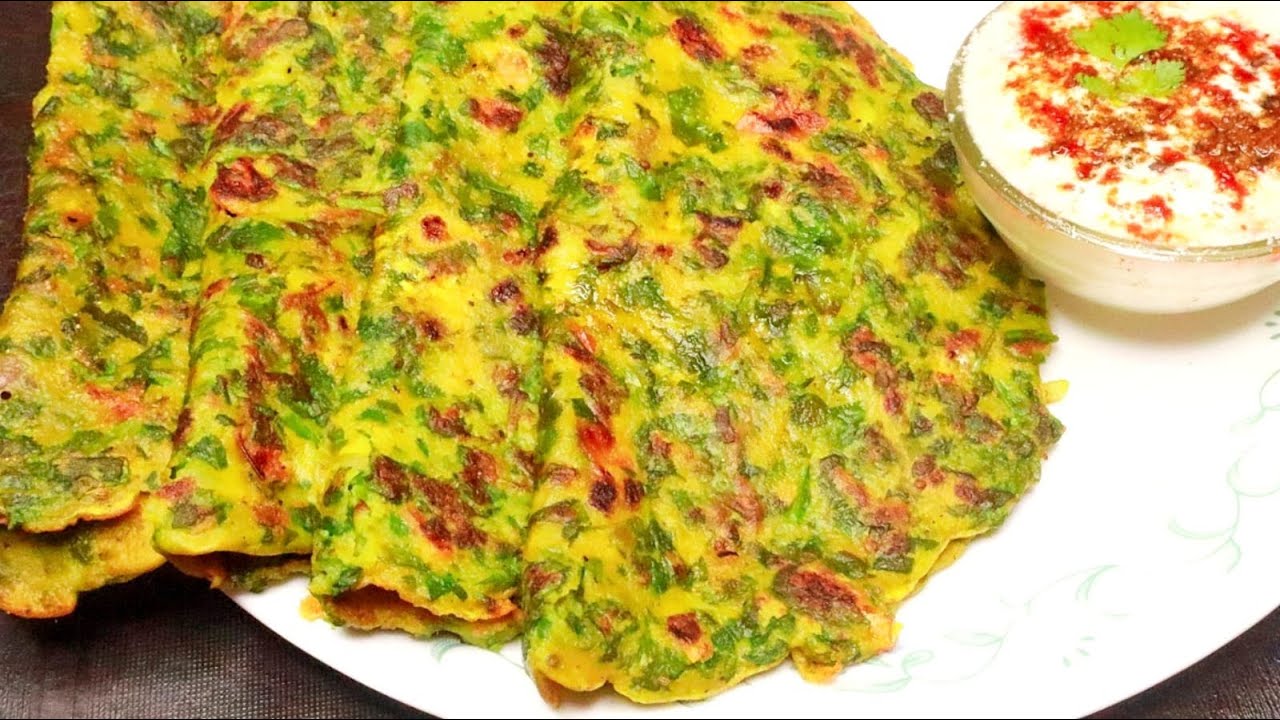 सुबह का कुछ अलग टेस्टी और सेहतमंद नाश्ता 5 मिनट में Easy And Healthy Breakfast Indian/Palak Chilla