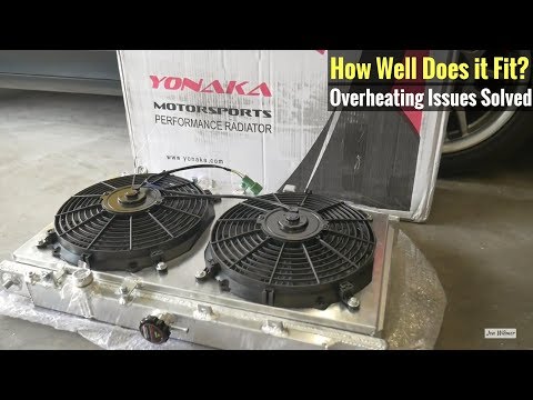 Yonaka Radiator Review & Fitment (88-91 Civic CRX Install with Fan Shroud)
