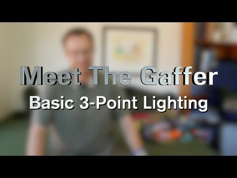 Meet The Gaffer #94: Basic 3-Point Lighting