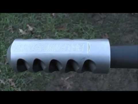 T4 Terminator Muzzle Brake on a 338 Lapua Magnum compared to the recoil of a 7-08