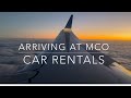 Orlando MCO Walking Directions Plane To Car Rentals