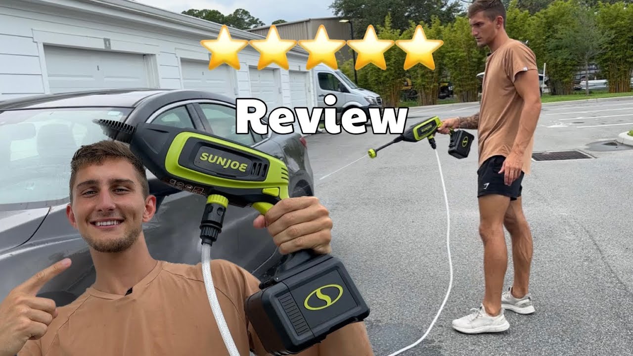 SunJoe Cordless Pressure Washer Review