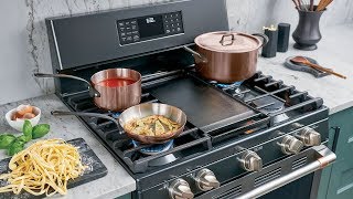 Cafe Café 30" Smart Free-standing Gas Double-oven Range With Convection Stainless Steel CGB550P2MS1 Picture