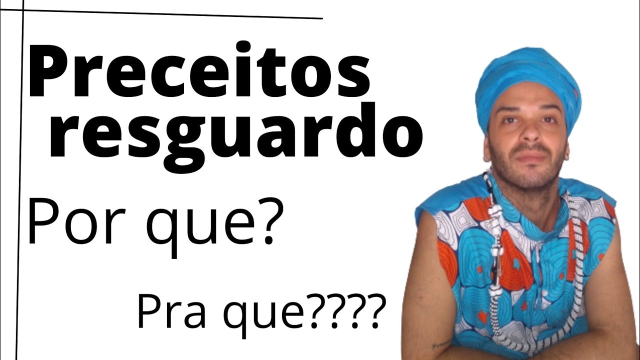 PRECEITOS no candomblé | Por que? | Pra que serve os preceitos e resguardos no candomblé?