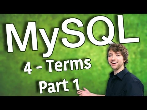 MySQL 4 - Beginner Terms Part 1