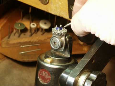 How To Hand Make A Natural Untreated Sapphire and Diamond Platinum Ring